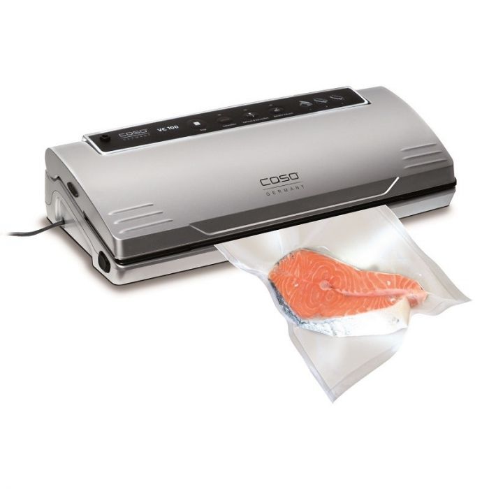 Caso Vacuum Sealer VC100 Vacumeerapparaat met Gratis 100 Marmelot Vacuumzakken