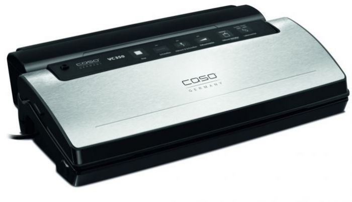 Caso Vacuum Sealer VC350 pro Vacumeerapparaat met Gratis 50 Marmelot Vacuumzakken en 2 Folierollen