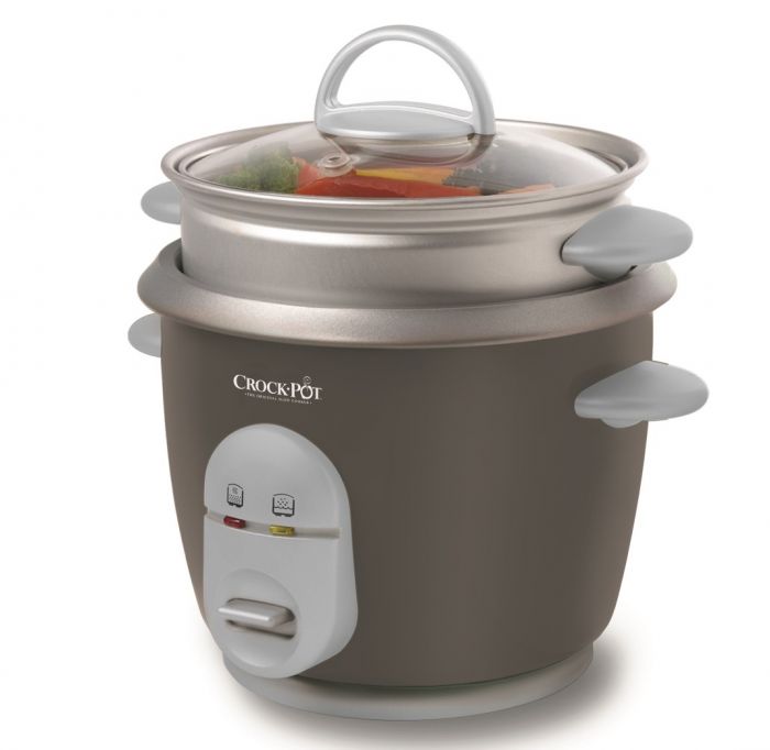 Rijstkoker Crockpot 600ml met Stoomschaal