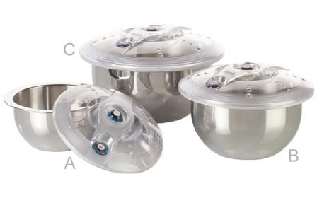 Lava-Bewaardoos RVS middel 2.5liter
