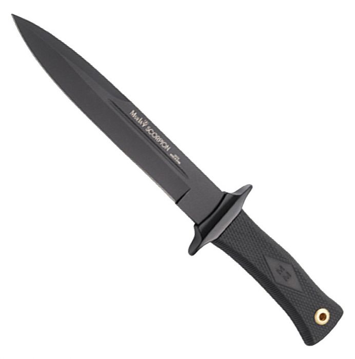 Militair Mes Muela Scorpion 19cm met Zwart Leren Etui