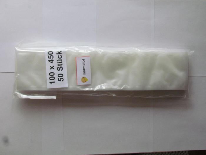 Vacuumzakken  10x45 cm 50 stuk met microstructuur
