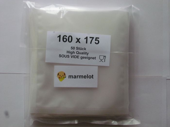 Vacuumzakken  16x17 cm 50 stuk met microstructuur