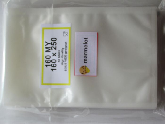 Vacuumzakken Extra Sterk 16x25cm 50 Stuk met Microstructuur