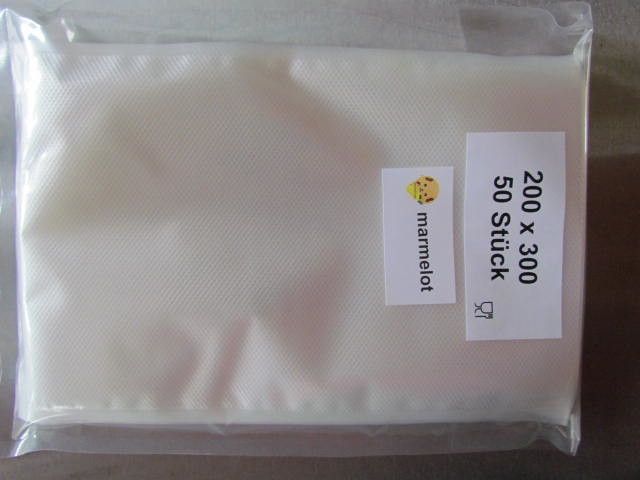 Vacuumzakken Basis 20x30 cm 500 stuk met structuur grof
