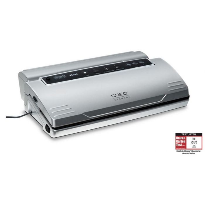 Caso Vacuum Sealer VC200 Vacumeerapparaat met Gratis 50 Marmelot Vacuumzakken en 2 Folierollen