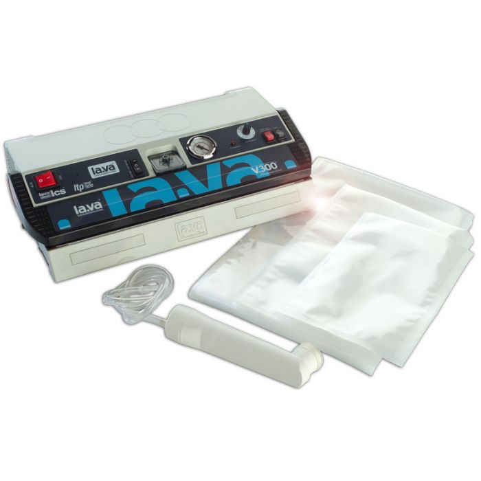 Lava Vacuum Apparaat V.300 premium met Gratis 200 Marmelot Vacuumzakken en 4 Folierollen