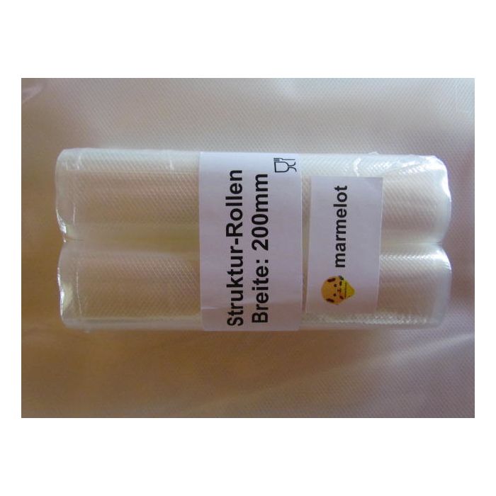 Vacuumrollen Basis 20cmx6m 2 Rollen met structuur grof