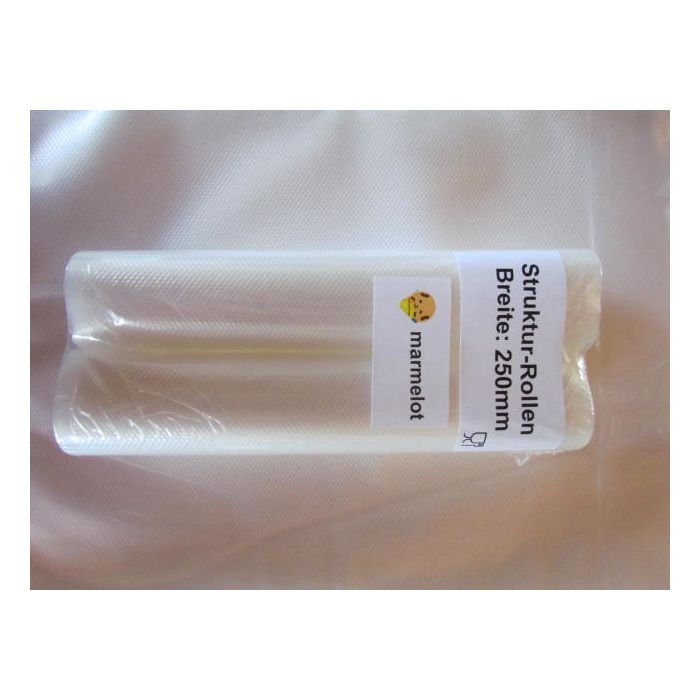 Vacuumrollen Basis 25cmx6m 2 Rollen met structuur grof