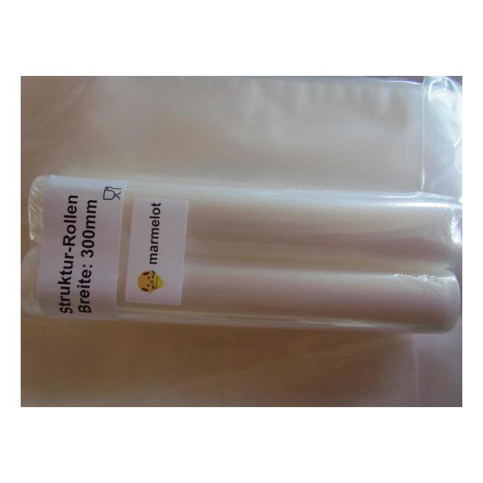Vacuumrollen Basis 30cmx6m 2 Rollen met structuur grof