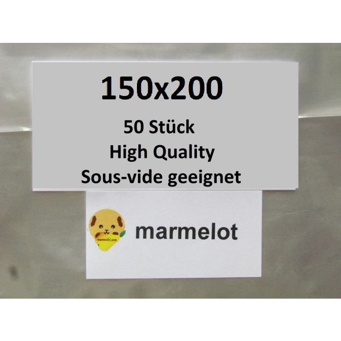 Vacuumzakken 15x20 cm 50 stuk met microstructuur