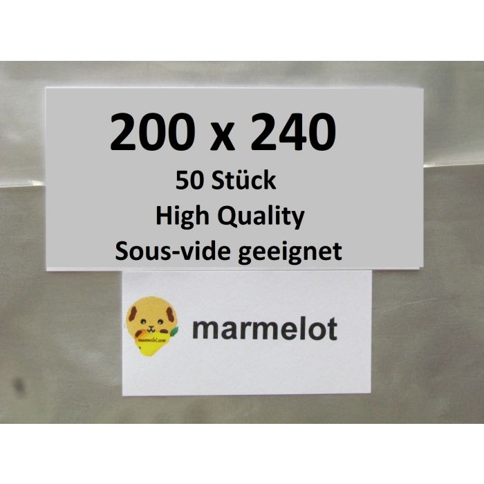 Vacuumzakken  20x24 cm 50 stuk met microstructuur