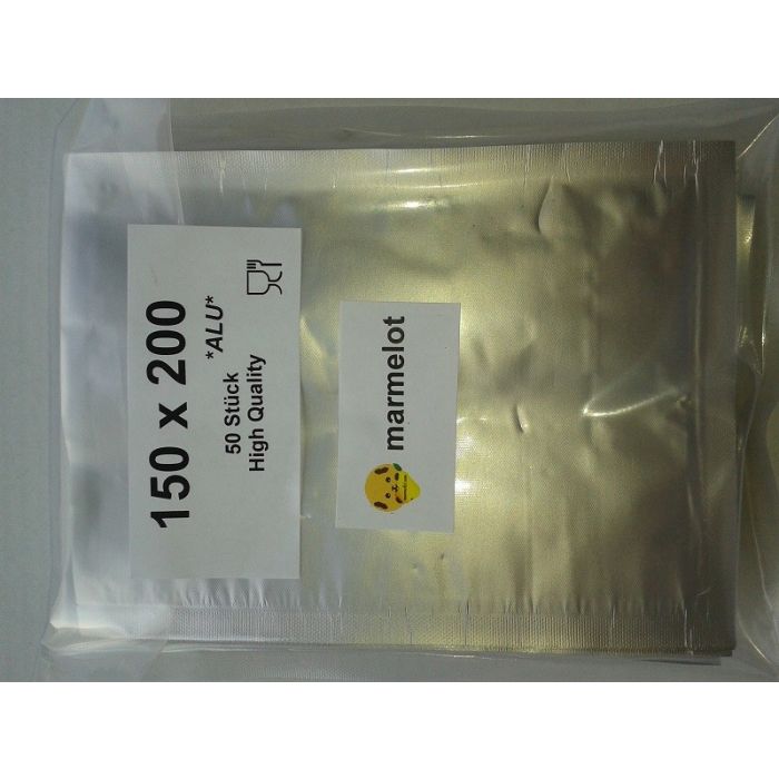 Vacuumzakken Aluminium 15x20cm 50 Stuk met Microstructuur