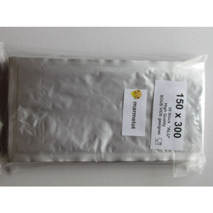 Vacuumzakken Aluminium 15x30cm 50 Stuk met Microstructuur