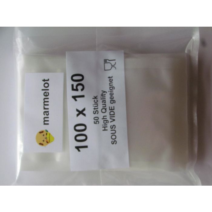 Vacuumzakken  10x15 cm 50 stuk met microstructuur