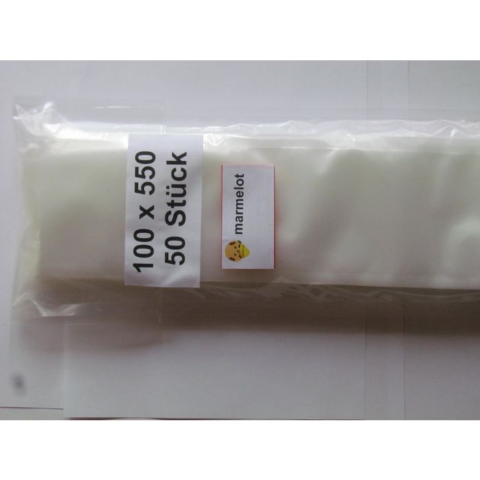 Vacuumzakken  10x55 cm 50 stuk met microstructuur