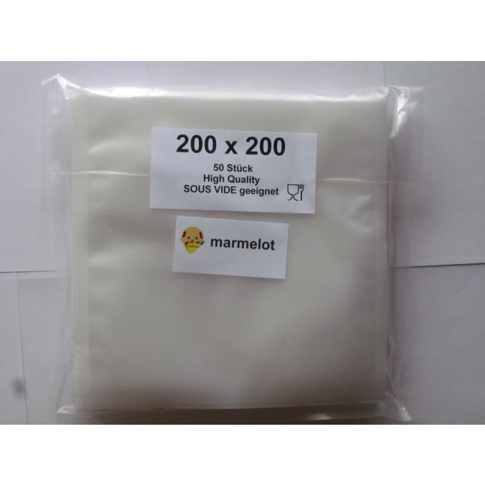 Vacuumzakken  20x20 cm 50 stuk met microstructuur