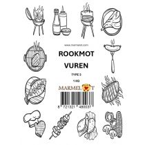 Marmelot Rookmot Vuren 1 KG 4 Liter type 3