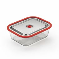 Vacuumschaal met Deksel Glas 1.25l Ovenbestendig