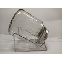 kiemglas 750ml met houder